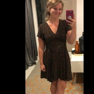 Free People Floral Mini Dress